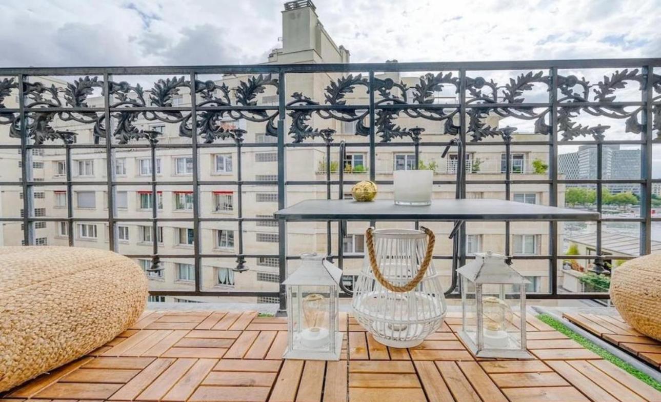 Quai De Seine Tour Eiffel Trocadero Apartman Párizs Kültér fotó