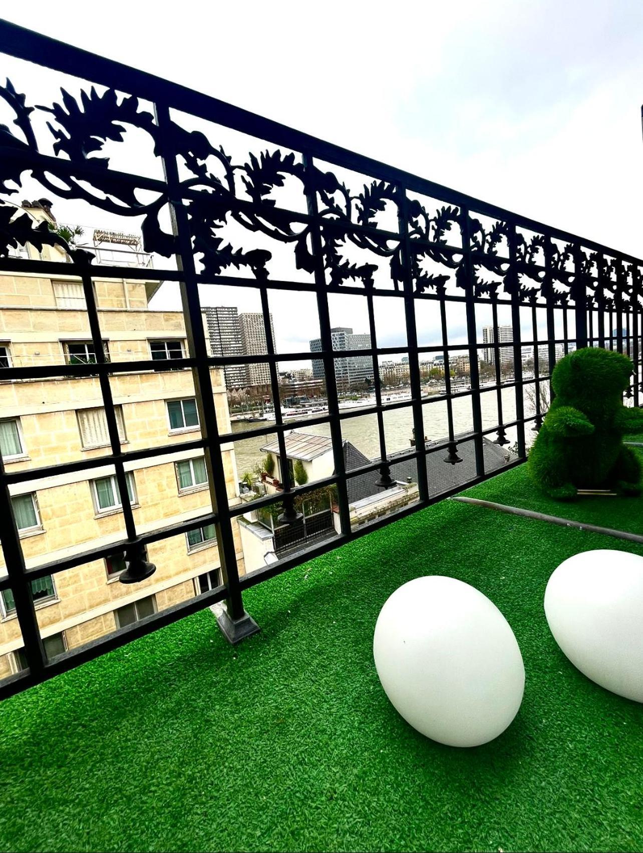 Quai De Seine Tour Eiffel Trocadero Apartman Párizs Kültér fotó